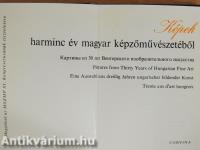 Képek 30 év magyar képzőművészetéből (minikönyv)