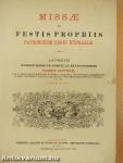 Missae in festis propriis patronorum Regni Hungariae (rossz állapotú)