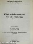 Klinikai-laboratóriumi leletek értékelése
