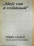 "Ideje van a szólásnak"