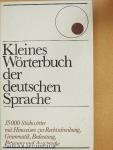 Kleines Wörterbuch der deutschen Sprache