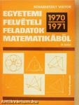 Egyetemi felvételi feladatok matematikából II.