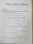 Foreign Policy Review 1/2002.