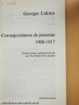 Correspondance de jeunesse 1908-1917