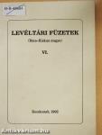 Levéltári füzetek VI.