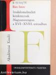 Irodalomelméleti kézikönyvek Magyarországon a XVI-XVIII. században