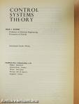 Control Systems Theory
