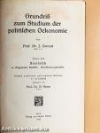 Grundriß zum Studium der politischen Oekonomie IV. - Statistik I. 