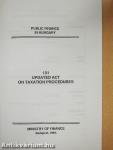 Updated Act on Taxation Procedures