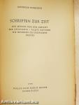 Schriften zur Zeit