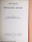 Studies in English Idiom