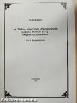 Az 1956-os forradalom utáni megtorlás Szabolcs-Szatmár-Bereg megyei dokumentumai I/4.