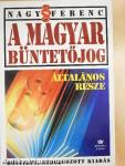 A magyar büntetőjog általános része