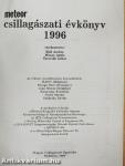 Meteor csillagászati évkönyv 1996