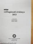 Meteor csillagászati évkönyv 2013