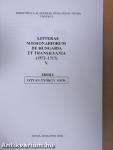Litterae missionariorum de Hungaria et Transilvania (1572-1717) V.