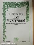 Havi Magyar Fórum 2001. szeptember