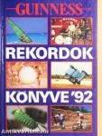 Guinness rekordok könyve 1992.