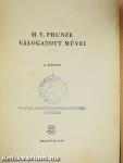 M. V. Frunze válogatott művei I-II.