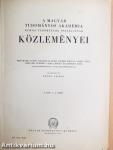 A Magyar Tudományos Akadémia Kémiai Tudományok Osztályának Közleményei 1952/1-4.