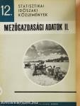 Mezőgazdasági adatok II. 1966