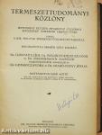 Természettudományi Közlöny 1936. január-december/Pótfüzetek a Természettudományi Közlönyhöz 1936-1937. (nem teljes évfolyam)