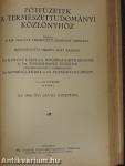 Természettudományi Közlöny 1936. január-december/Pótfüzetek a Természettudományi Közlönyhöz 1936-1937. (nem teljes évfolyam)