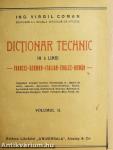 Dictionar Technik in 5 Limbi II. (töredék)