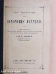 Petit Dictionnaire des Synonymes Francais