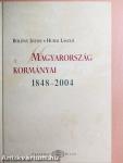 Magyarország kormányai 1848-2004.
