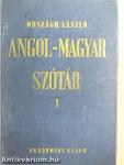 Angol-magyar szótár I-II.