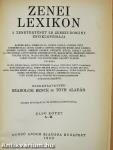 Zenei Lexikon I-II.
