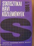 Statisztikai havi közlemények 1984. január-december I-II.