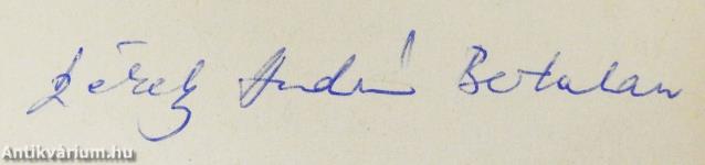 A falumunka útján (dedikált példány)