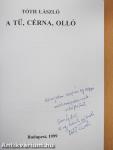 A tű, cérna, olló (dedikált példány)