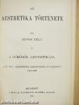Az aesthetika története I-III.