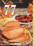 77 karácsonyi menü