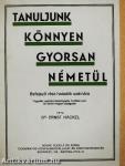 Tanuljunk könnyen, gyorsan németül!