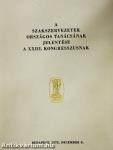 A Szakszervezetek Országos Tanácsának jelentése a XXIII. kongresszusnak