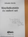 Kinyilatkoztatás és emberi szó (dedikált példány)