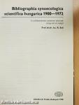 Bibliographia synoecologica scientifica hungarica 1900-1972
