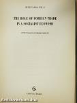 The Role of Foreign Trade in a Socialist Economy