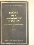 Beginn der Philosophie in Indien