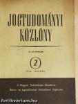Jogtudományi Közlöny 1956. február
