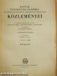 Magyar Tudományos Akadémia II. Társadalmi-történeti Tudományok Osztályának Közleményei 1951/1.