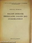 Haladó jogelvek bíróságaink családi jogi gyakorlatában