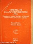 Vendéglátó vállalkozói ismeretek 2002.
