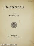 De profundis