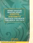 Német-magyar/Magyar-német kisszótár
