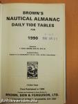 Brown's Nautical Almanac daily tide tables for 1990